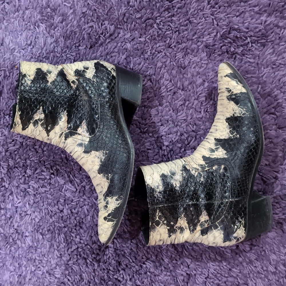 Modern Vice Handler Exotic Snake Boots